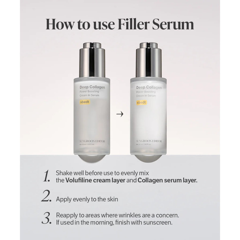 SUNGBOON EDITOR Deep Collagen Power Boosting Cream In Serum 30ml SUNGBOON EDITOR
