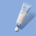 ma:nyo Panthetoin Cream 80ml tube with cream texture on blue background