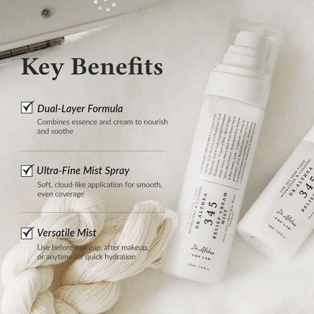 Dr. Althea 345 Relief Cream Mist 100ml | VGLE Beauty Canada