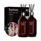 hetras Premium Diffuser 500ml x 2 - Romantic Lavender