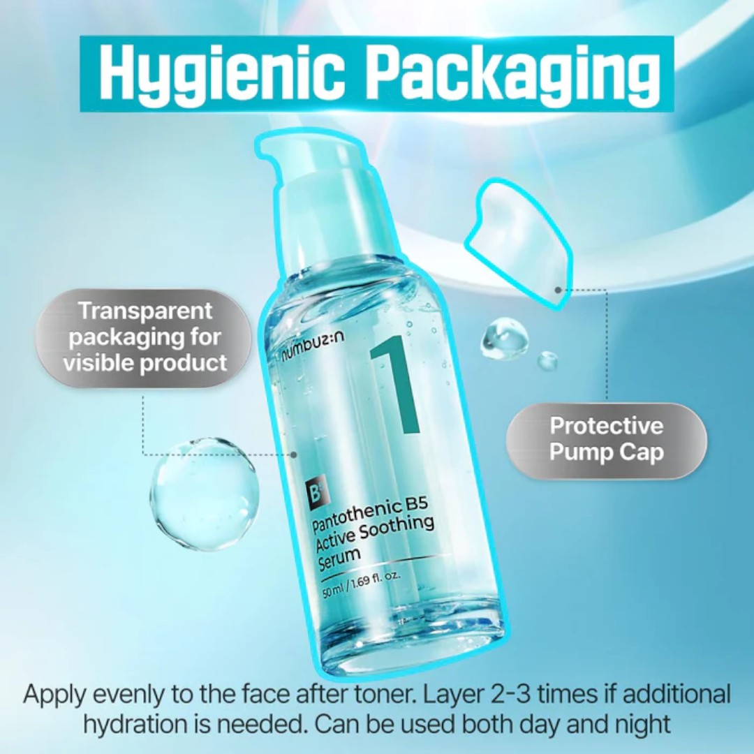 numbuzin No.1 Pantothenic B5 Soothing Serum 50ml | VGLE Beauty Canada