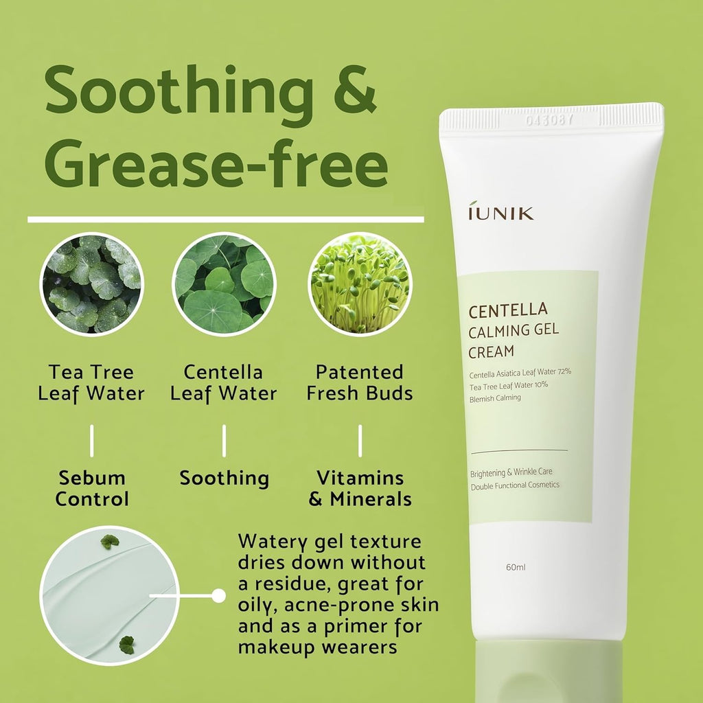 iUNIK Centella Calming Gel Cream 60ml IUNIK