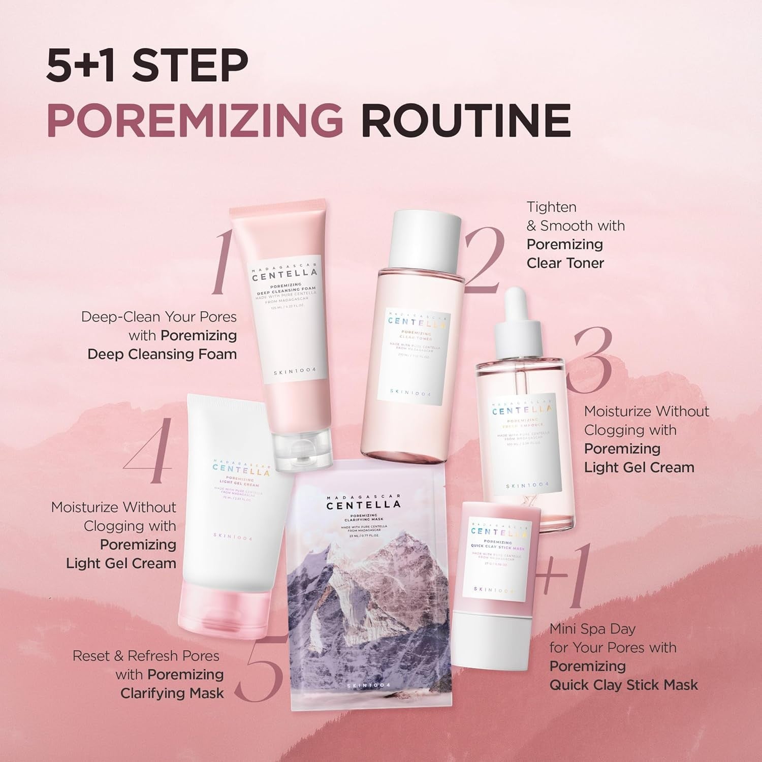 SKIN1004 Madagascar Centella Poremizing Deep Cleansing Foam 125ml SKIN1004