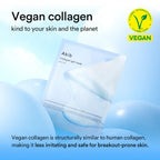 Abib Collagen Gel Mask Sedum Jelly 4 Sheets - Hydrating packaging displayed against a blue background.