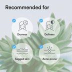 Recommended for dryness, dullness, sagged skin, and acne-prone skin for Abib Collagen Gel Mask Sedum Jelly 4 Sheets - Hydrating.