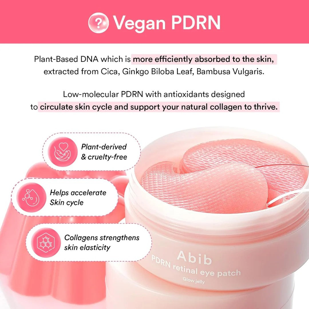 Abib PDRN Retinal Eye Patch Glow Jelly (60ea) 84g