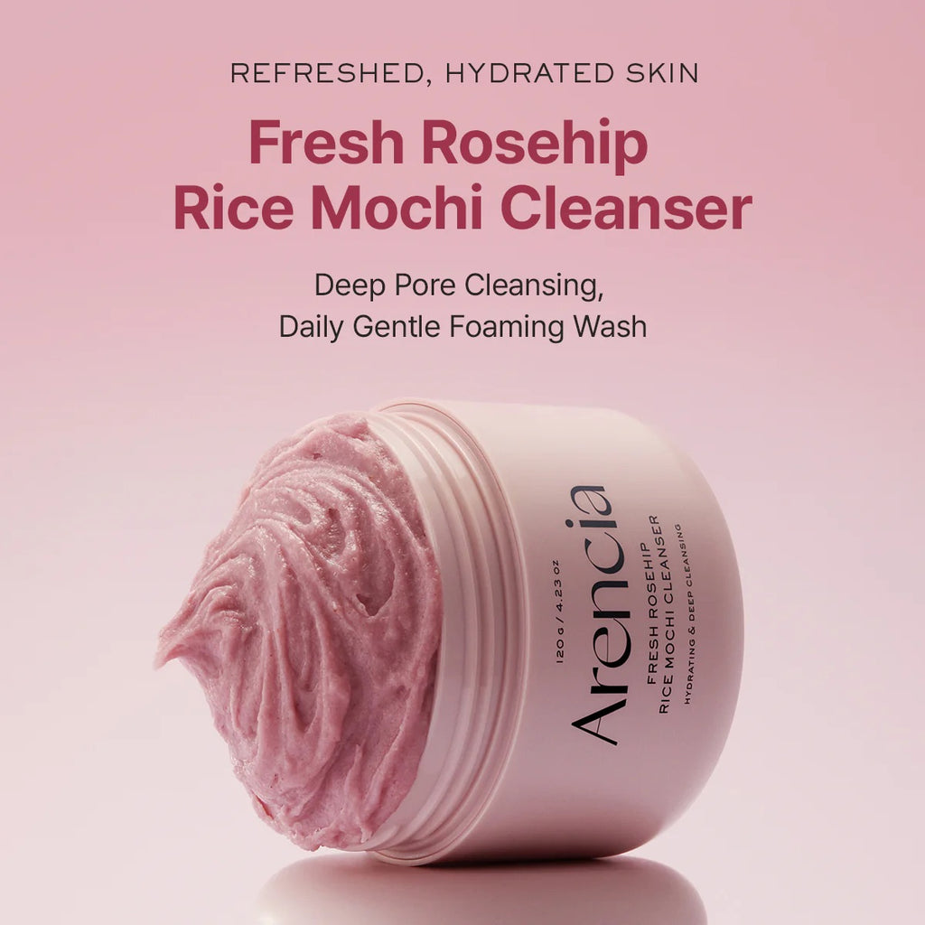 Arencia Fresh Rosehip Rice Mochi Cleanser Arencia