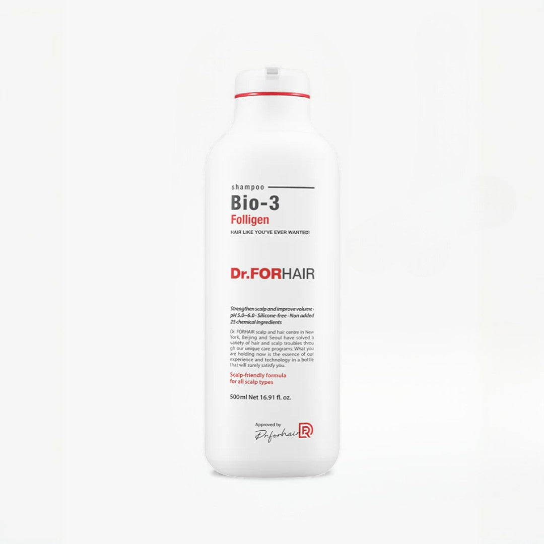Dr.FORHAIR Folligen Bio 3 Shampoo 500ml | VGLE Beauty Canada
