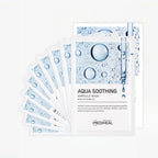 Pack of Mediheal Aqua Soothing Ampoule Mask on a white background