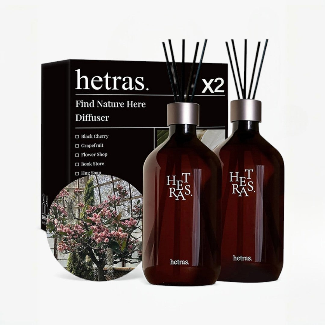 hetras Premium Diffuser Flower Shop 500ml x 2 | VGLE Beauty Canada