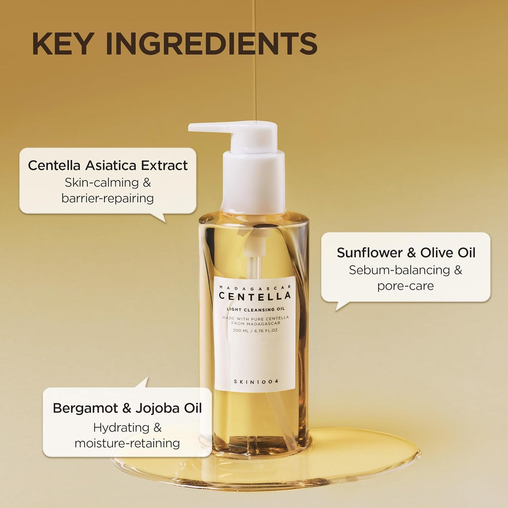 SKIN1004 Madagascar Centella Light Cleansing Oil 200ml SKIN1004
