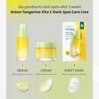 goodal Green Tangerine Vita C Dark Spot Care Serum Sheet Mask 28g goodal