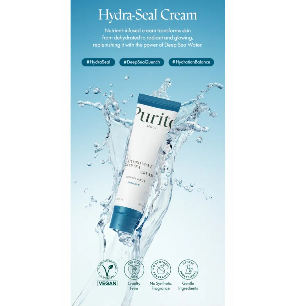Purito Hydro Wave Deep Sea Cream 50ml | VGLE Beauty Canada