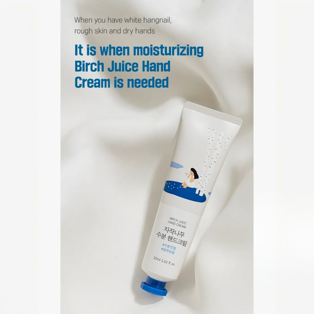 Round Lab Birch Juice Hand Cream 30ml | VGLE Beauty Canada