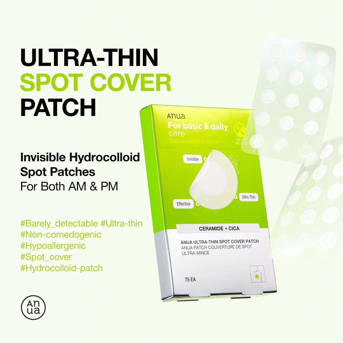 Anua Ultra Thin Spot Cover Patch 75ea Anua