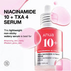ANUA - NIACINAMIDE 10%+TXA 4% Serum – Face Serum | Korean Skincare Canada - VGLE Beauty