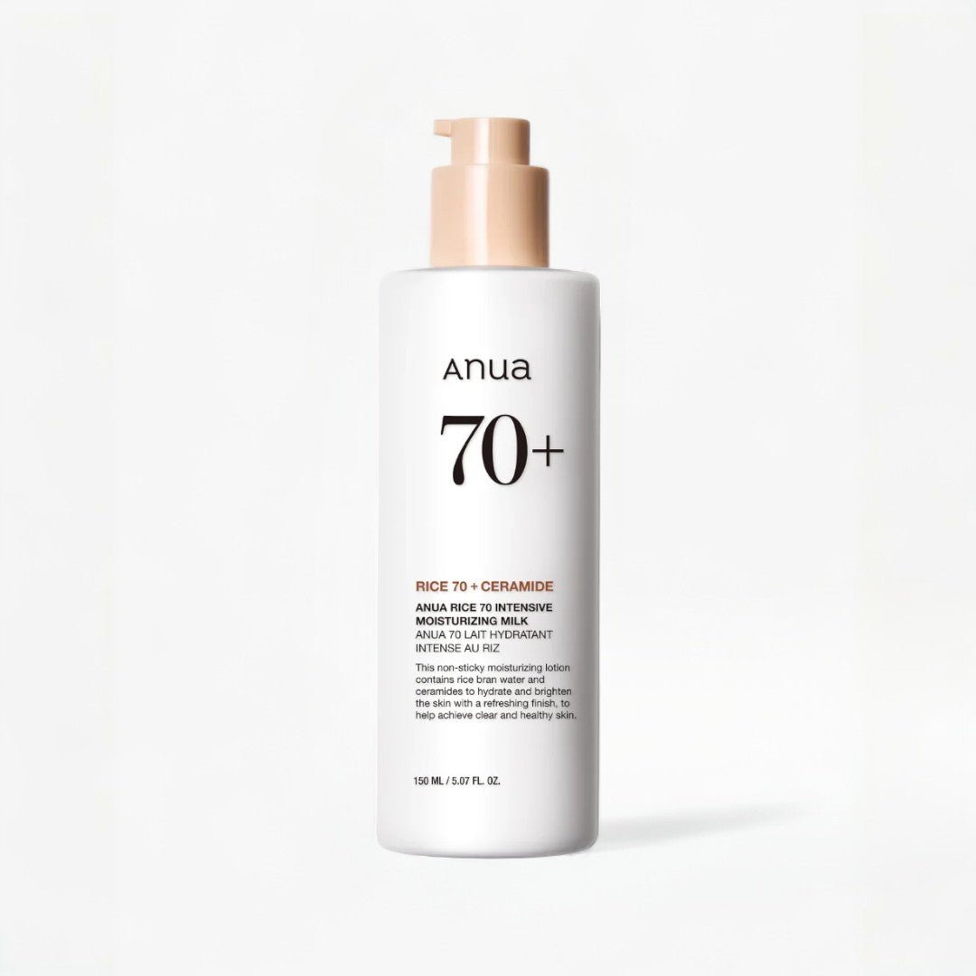 Anua Rice 70 Intense Moisturizing Milk 150ml – Skin Care | Korean Skincare Canada - VGLE Beauty