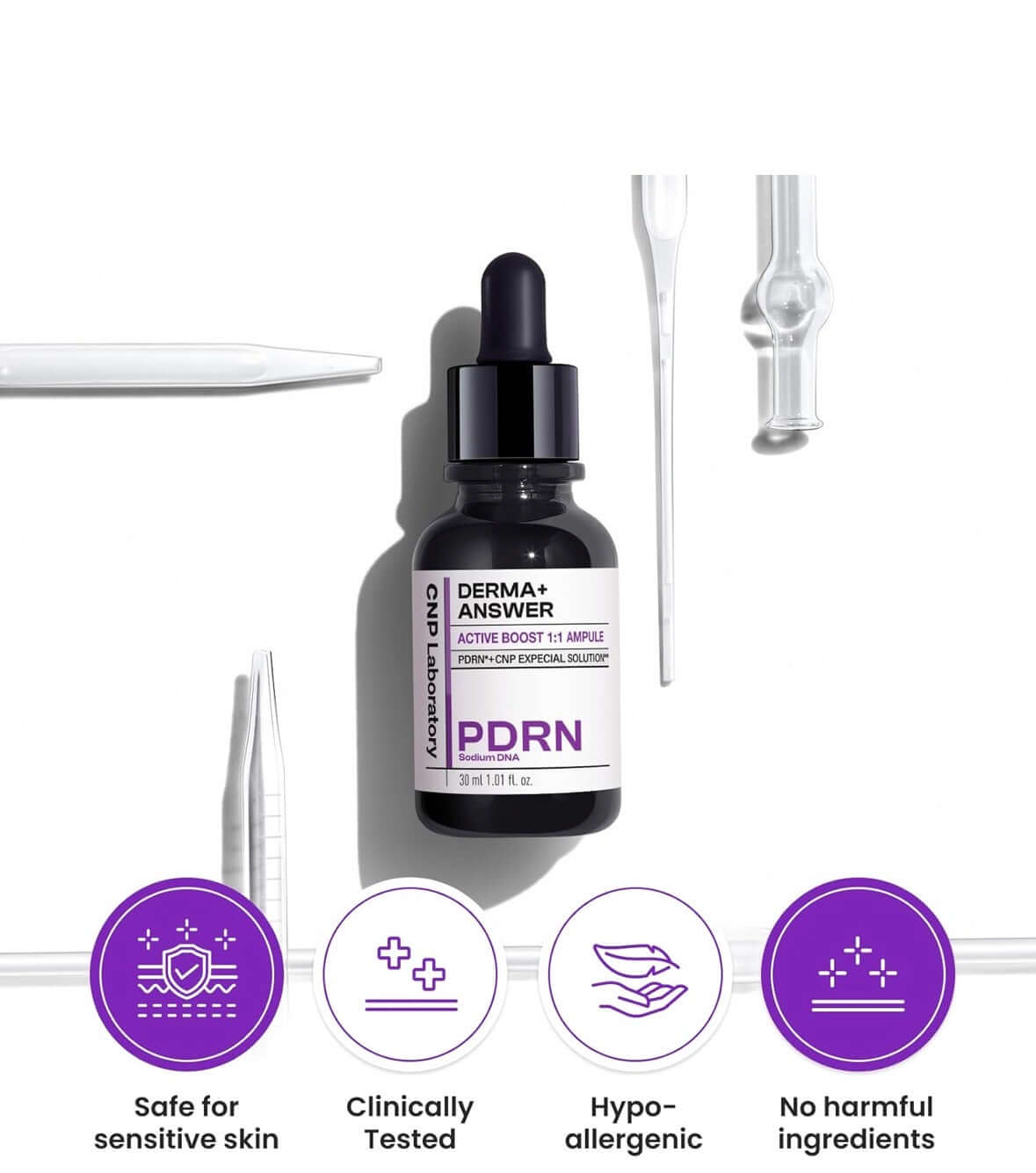 CNP Laboratory - Derma Answer Active Boost Ampule - 30ml – Skin Care | Korean Skincare Canada - VGLE Beauty
