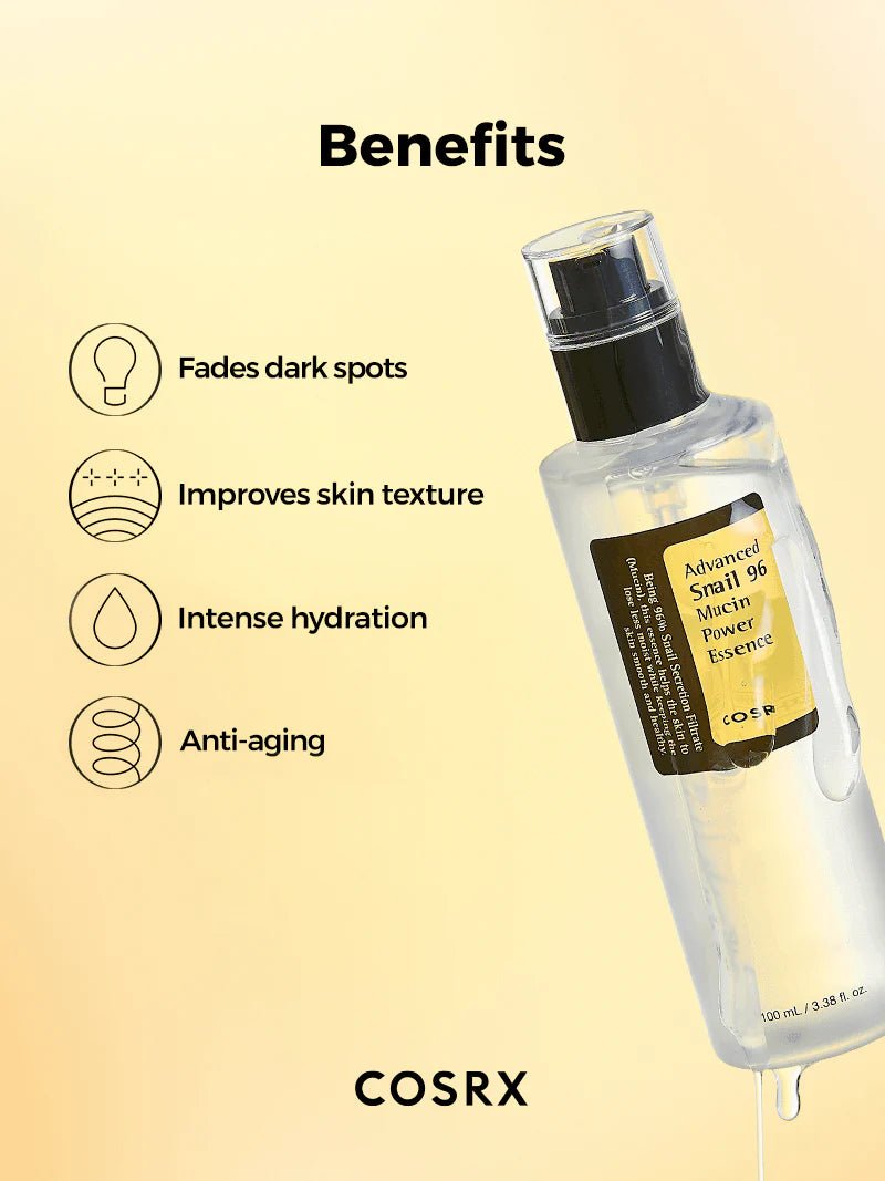 COSRX - Advanced Snail 96 Mucin Power Essence – 100ml – Skin Care | Korean Skincare Canada - VGLE Beauty