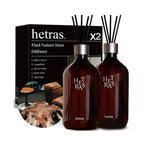 hetras Premium Diffuser Hotel Wood 500ml x 2 | VGLE Beauty Canada