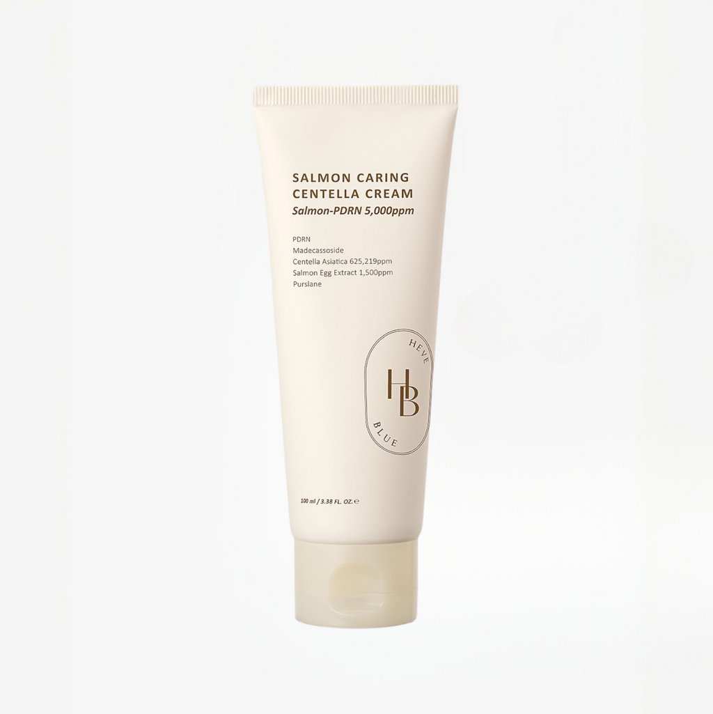 HEVEBLUE Salmon Caring Centella Cream 100ml | VGLE Beauty Canada