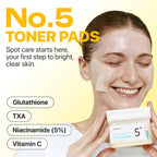 numbuzin No.5+ Glutathione Niacinamide Pad | VGLE Beauty Canada