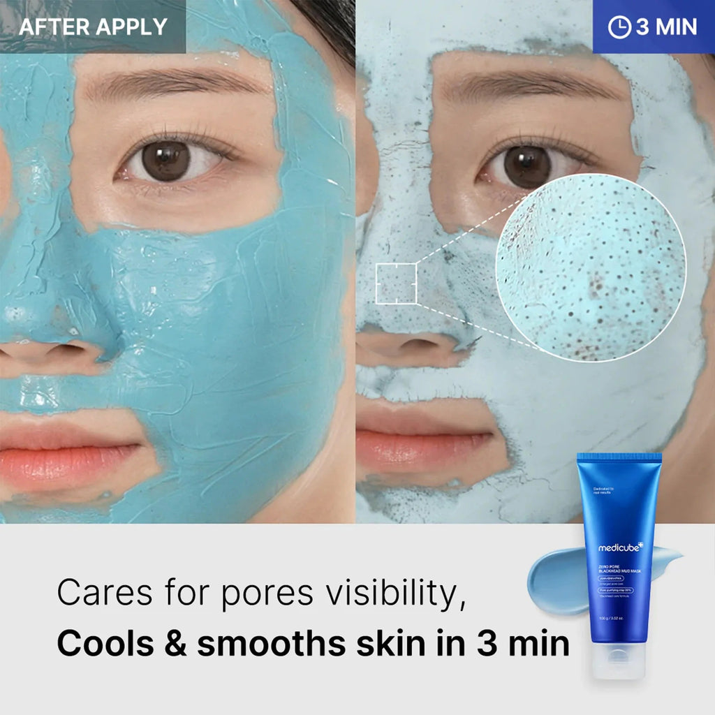 medicube Zero Pore Blackhead Mud Mask VGLE Studios