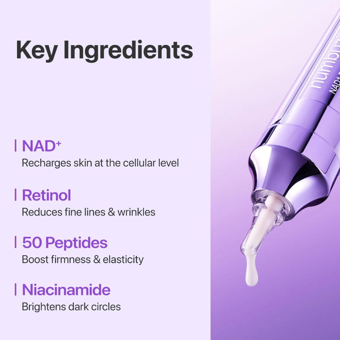 numbuzin No.9 NAD+ Retinol Volumetox Eye Cream 10ml numbuzin