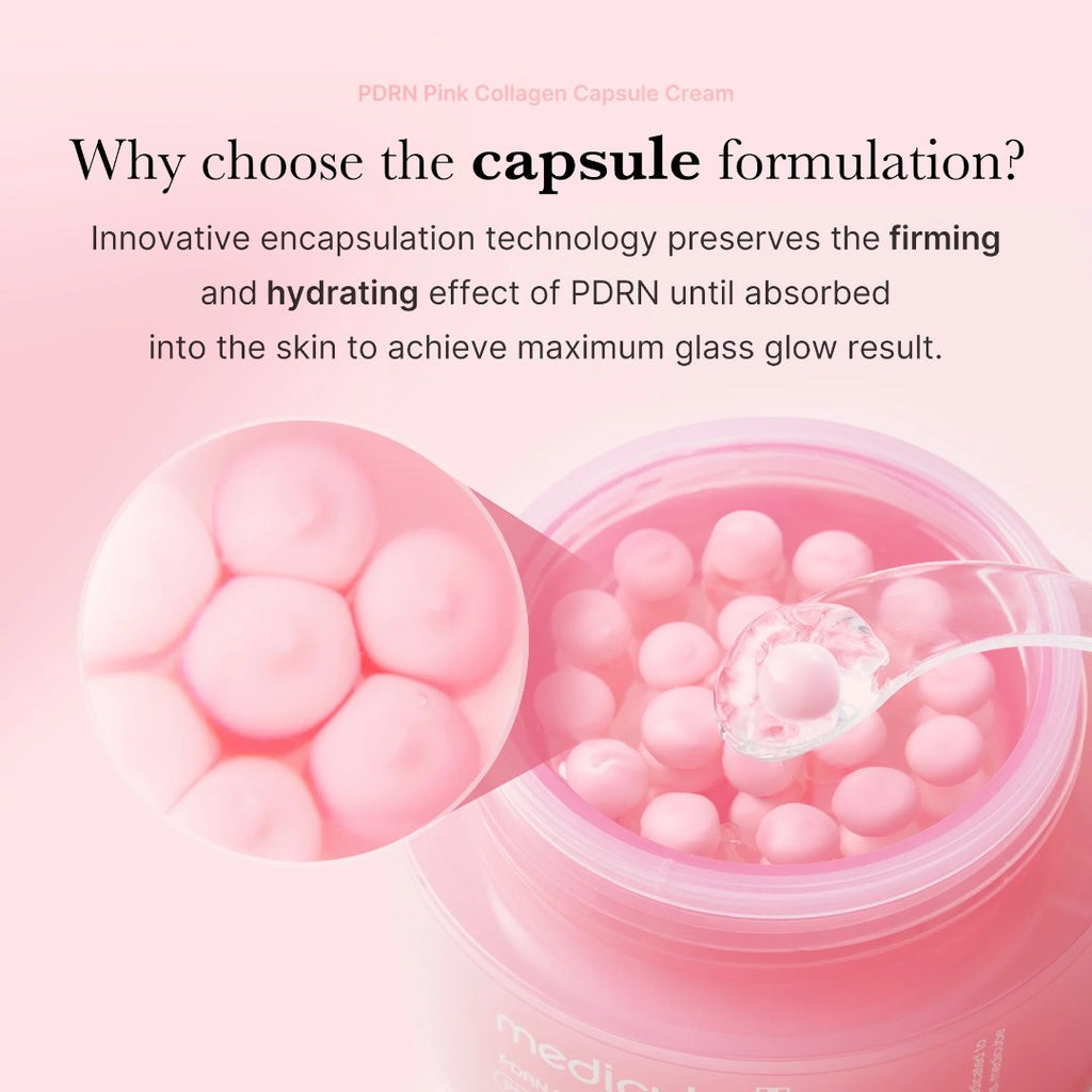 MEDICUBE PDRN Pink Collagen Capsule Cream 55g | VGLE Beauty Canada
