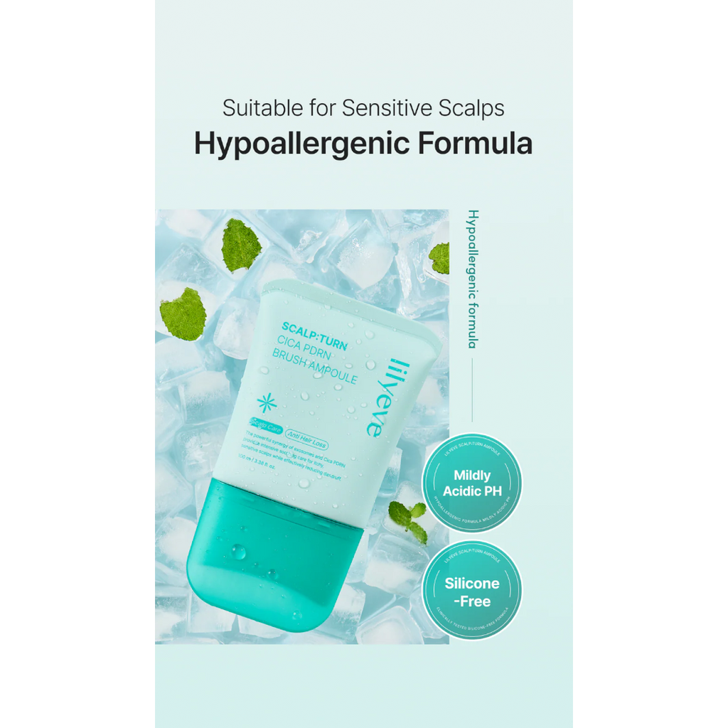 Lilyeve Scalp Turn Cica PDRN Brush Ampoule