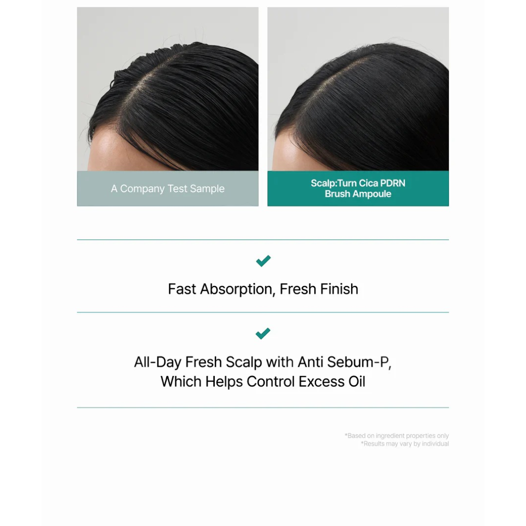 Lilyeve Scalp Turn Cica PDRN Brush Ampoule