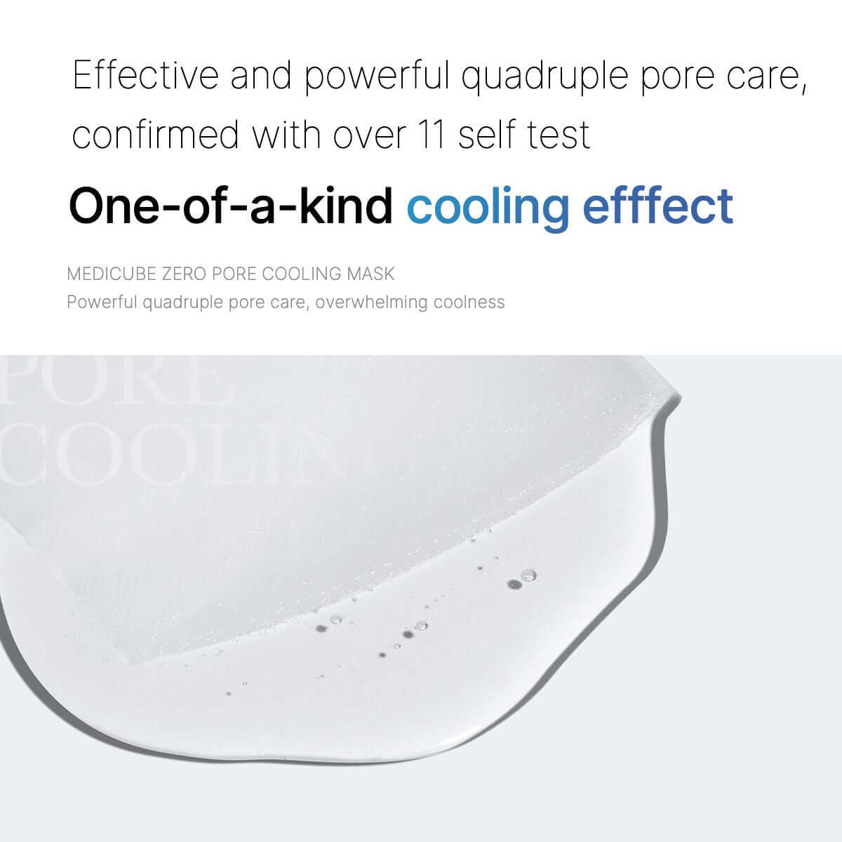 medicube Zero Pore Cooling Mask | VGLE Beauty Canada