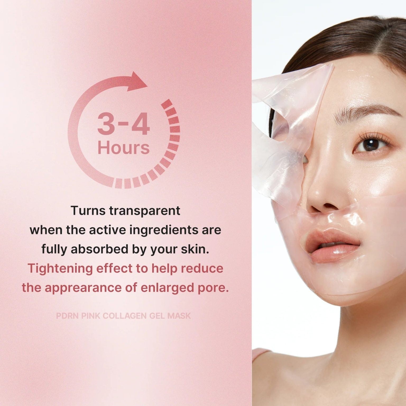 medicube PDRN Pink Collagen Gel Mask (4 Pack) medicube