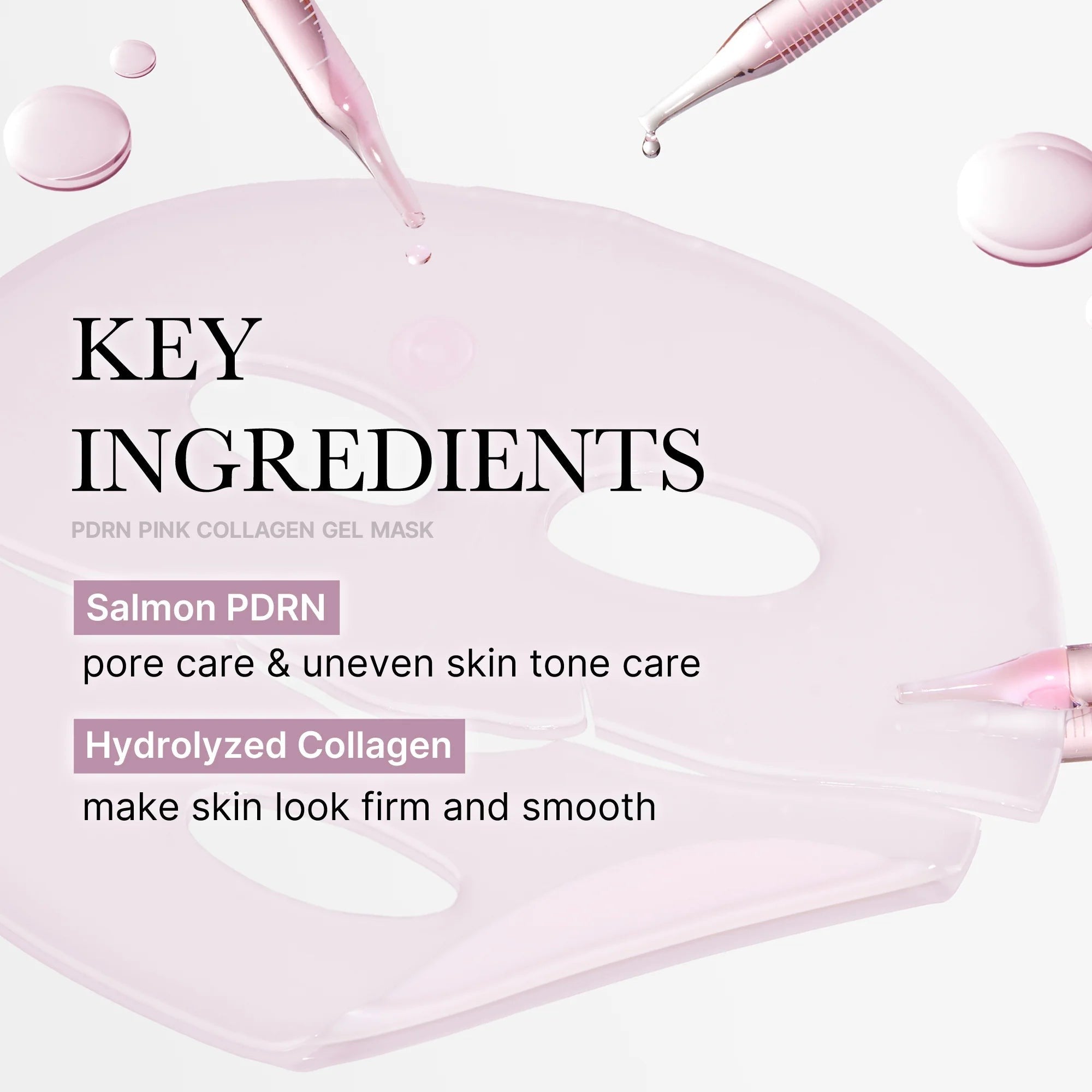 medicube PDRN Pink Collagen Gel Mask 4 Pack | VGLE Beauty Canada