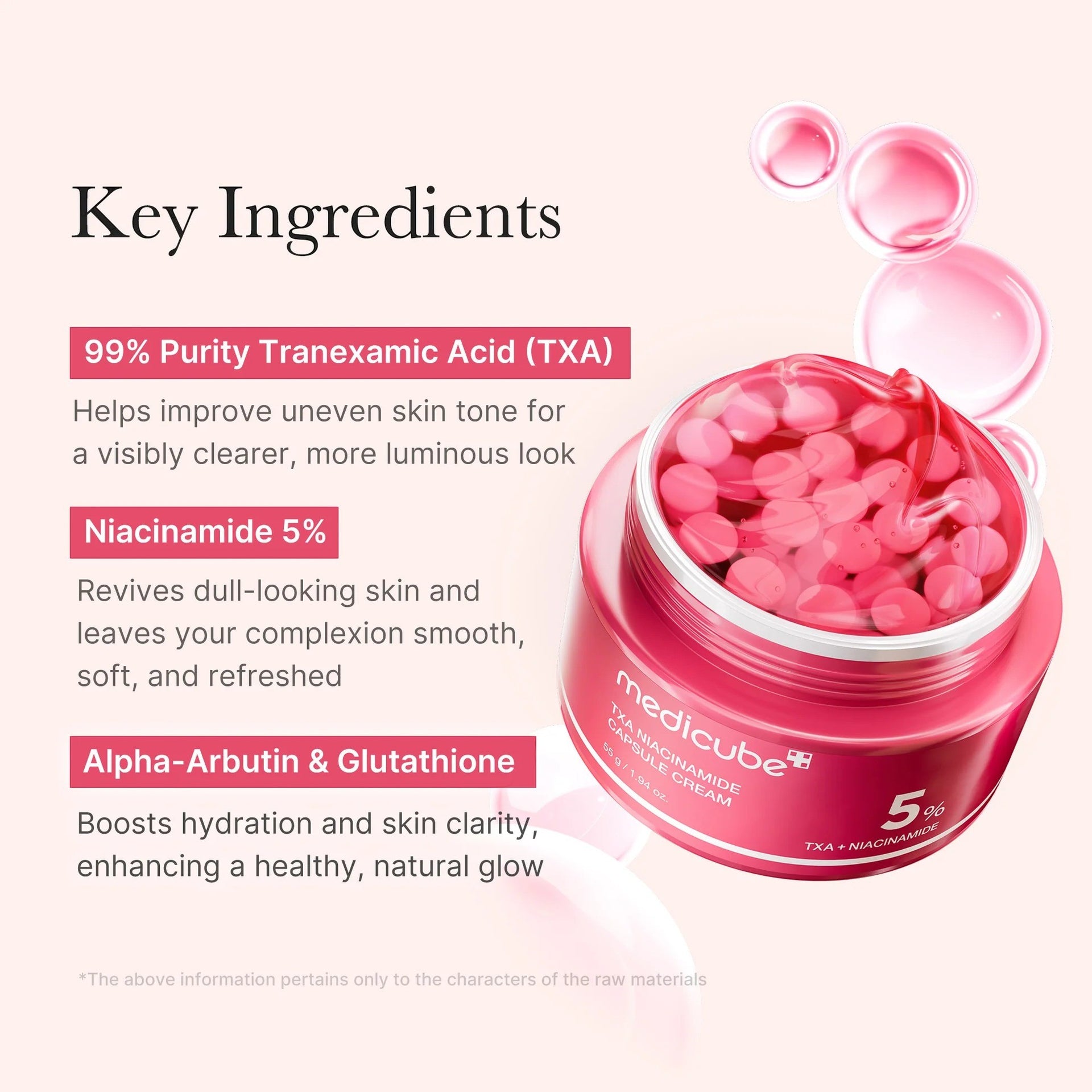 medicube TXA Niacinamide Capsule Cream 55g