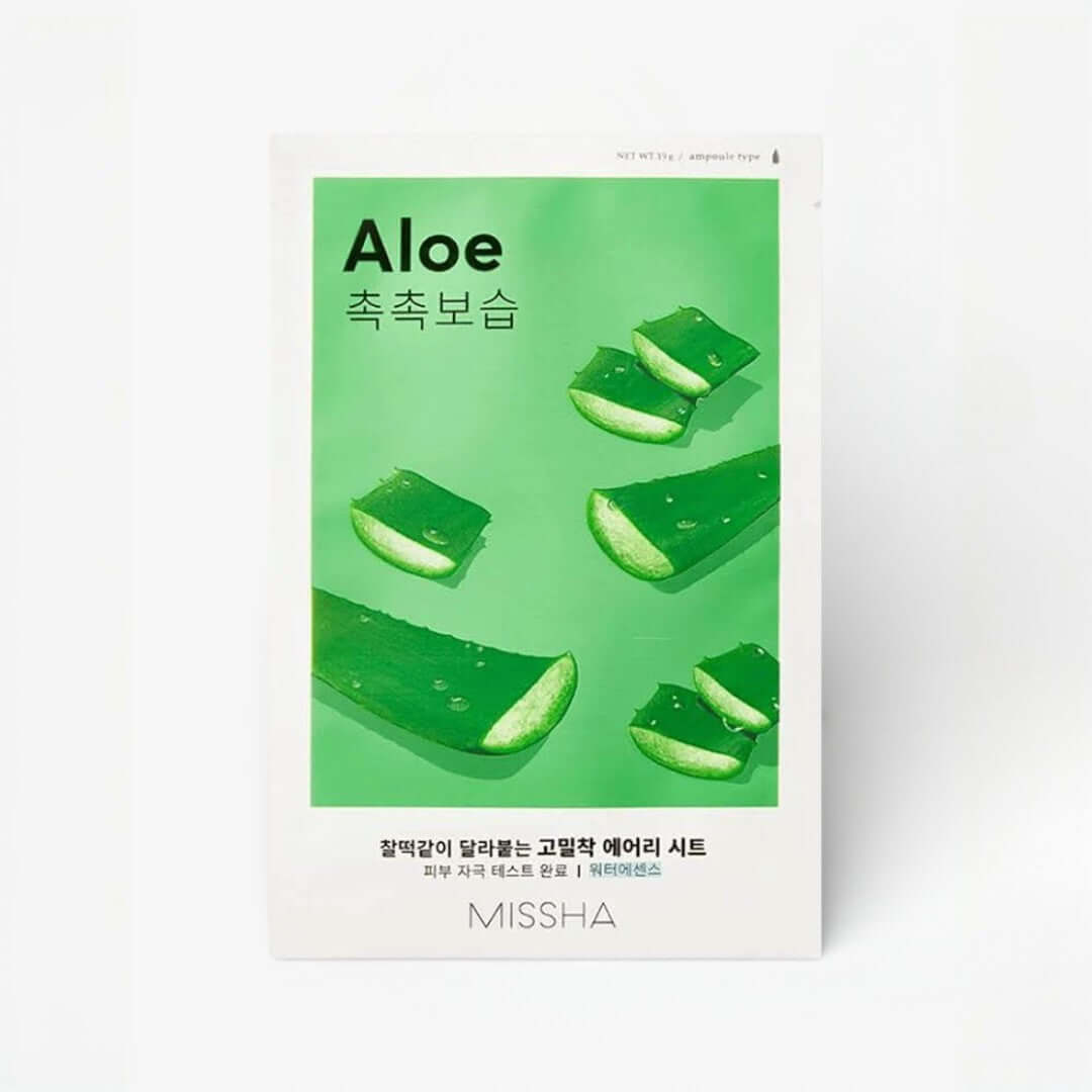 MISSHA Airy Fit Sheet Mask Aloe | VGLE Beauty Canada
