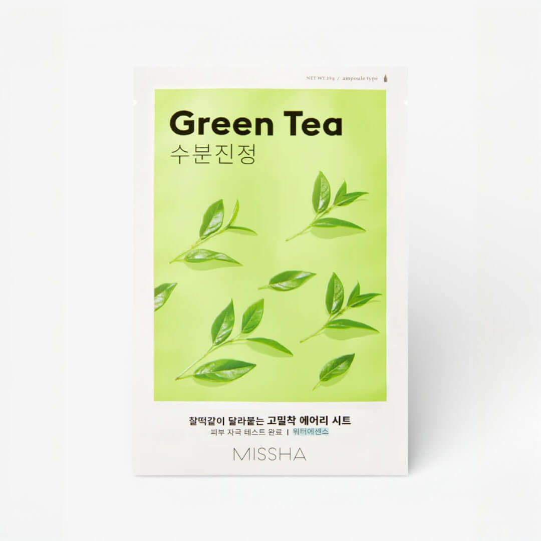 MISSHA Airy Fit Sheet Mask Green Tea | VGLE Beauty Canada