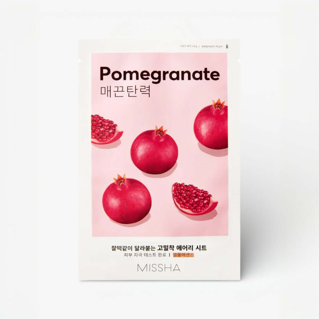 MISSHA Airy Fit Sheet Mask Pomegranate | VGLE Beauty Canada