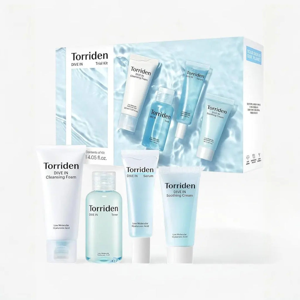 Torriden Dive in Trial Kit (Set of 4) – Set | Korean Skincare Canada - VGLE Beauty